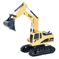 remote control excavator exquisite sturdy plastic simulation engineering car toy for gifts