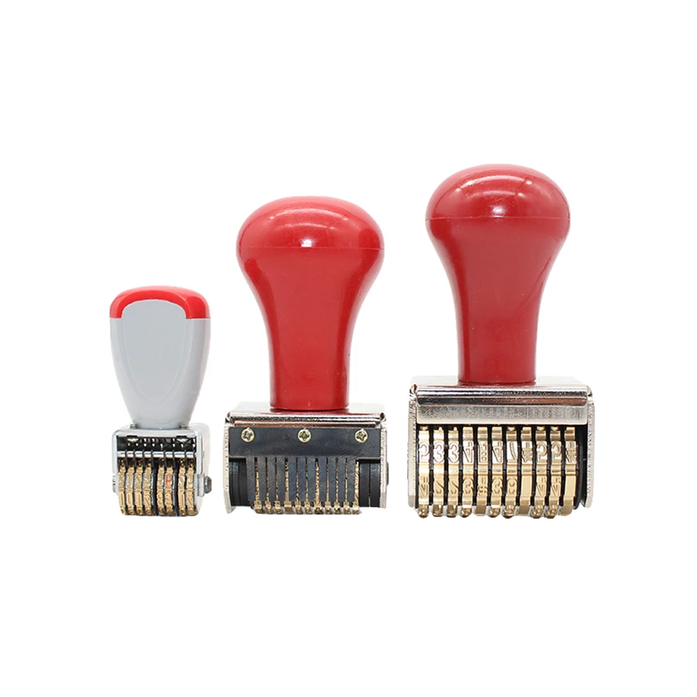 Сделай Сам Скрапбукинг металлические роликовые марки с номером Дата для