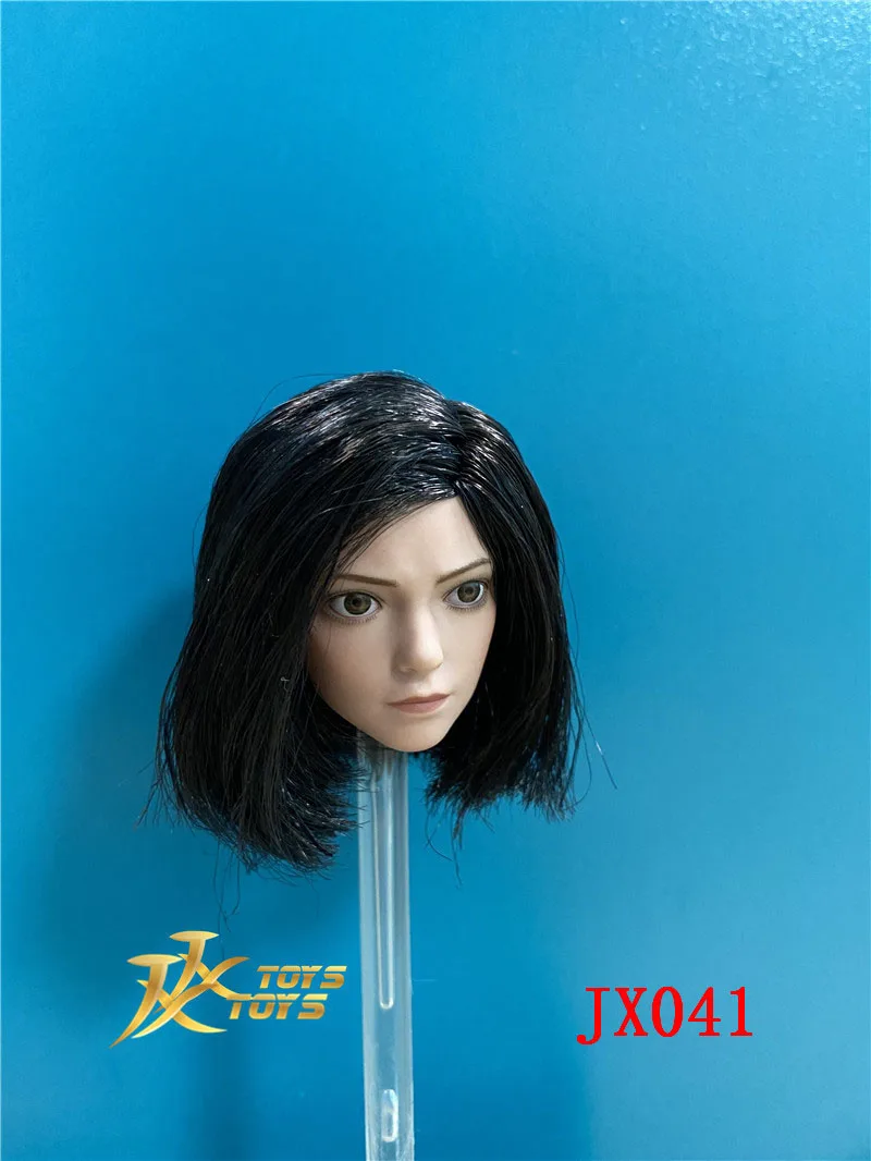 JXTOYS JX041 1/6 Alita Head Sculpt Fighting Angel Carving Model Fit 12 inch Female Soldier Action Figure In Stock | Игрушки и хобби