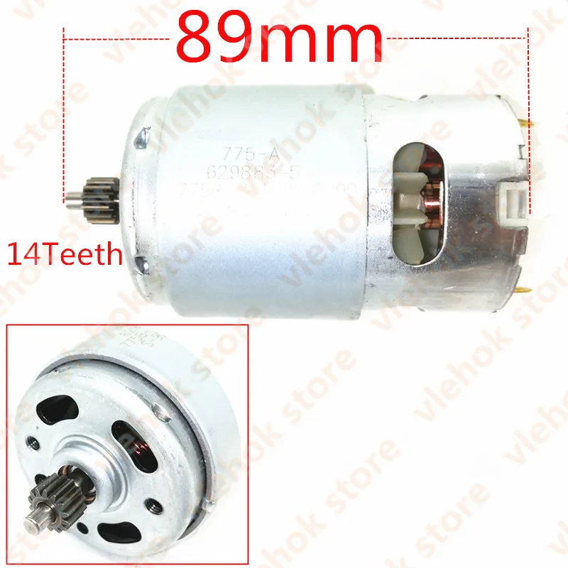 14 зубьев двигатель 18 в для Makita 629937-8 HP457D DF457D BDF453 DDF453 DDF453RFE DHP453 BHP453 8390D 8391D 6390D 6391D MT081