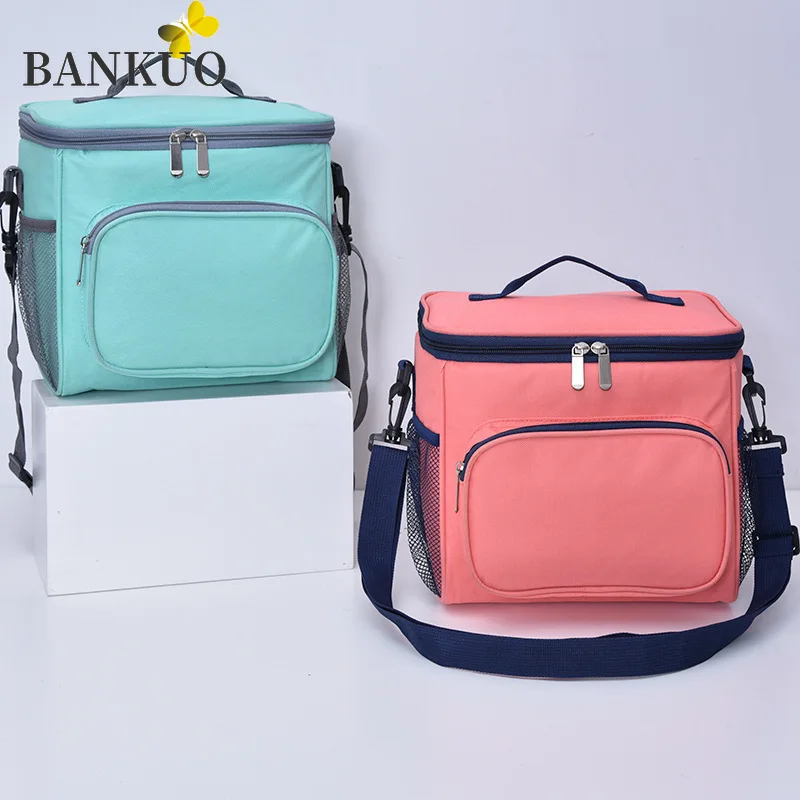 

BANKUO Oxford Womens Bag Waterproof Fresh Large Capacity Lunch Box Bag for Women Family Storage Bag Outdoor Picnic Bag Z353