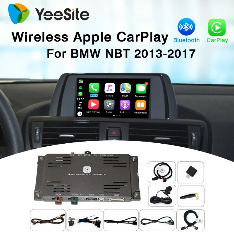 Yeesite wifi беспроводной Apple Carplay для BMW NBT системы 2013 2017 серии Surpport камера заднего