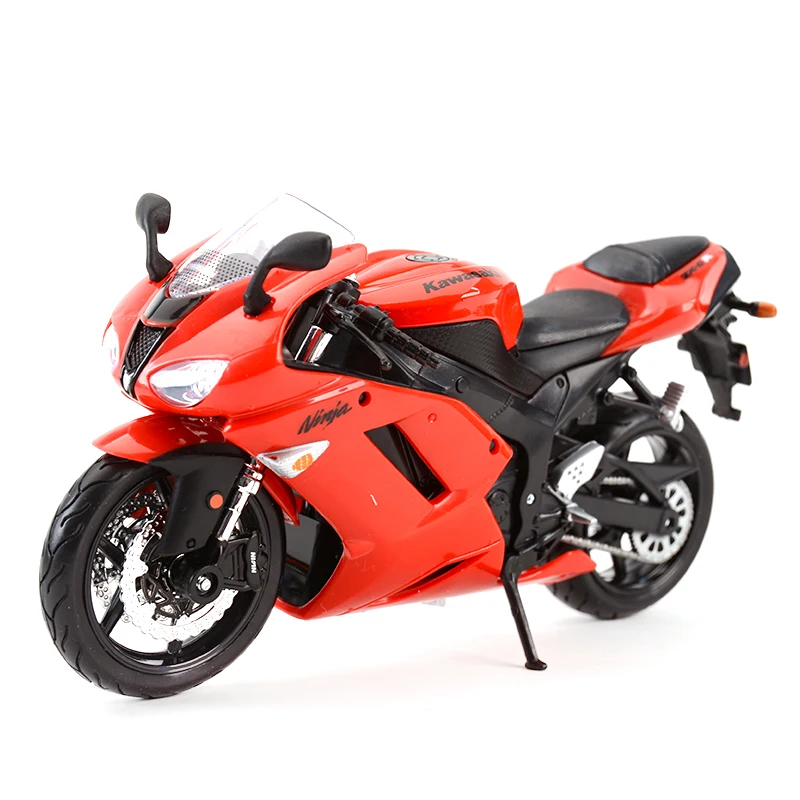 Maisto 1:12 Kawasaki Ninja Blue Синий литой под давлением модель мотоцикла из сплава игрушки - Цвет: Красный