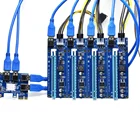 PCIE PCI-E PCI Express 1X до 16X Райзер-карта от 1 до 4 USB3.0, умножитель концентратора, адаптер для устройства майнинга биткоинов