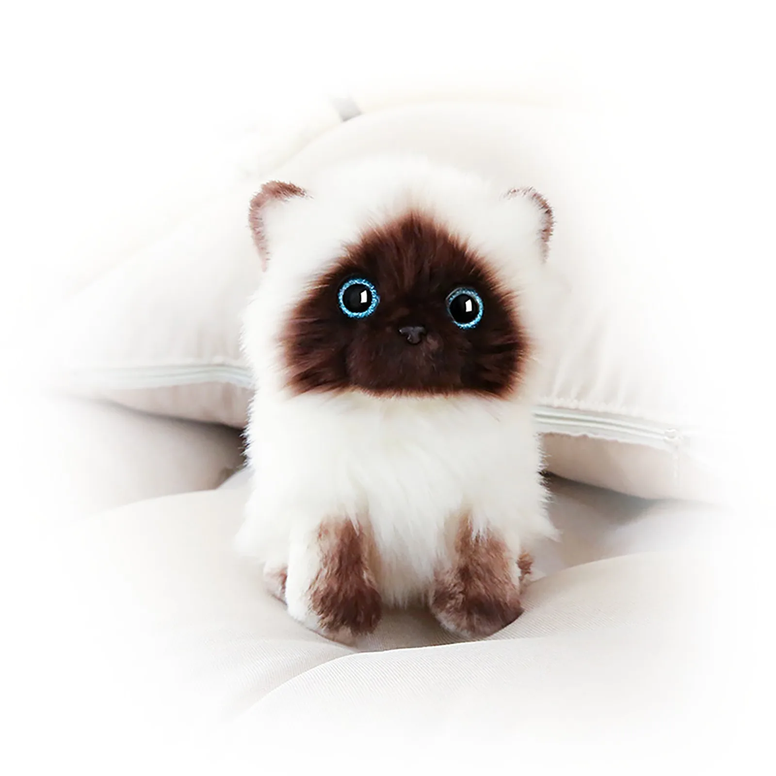 Сиамская плюшевая игрушка кошка Ragdoll домашний декор для кошек милый подарок