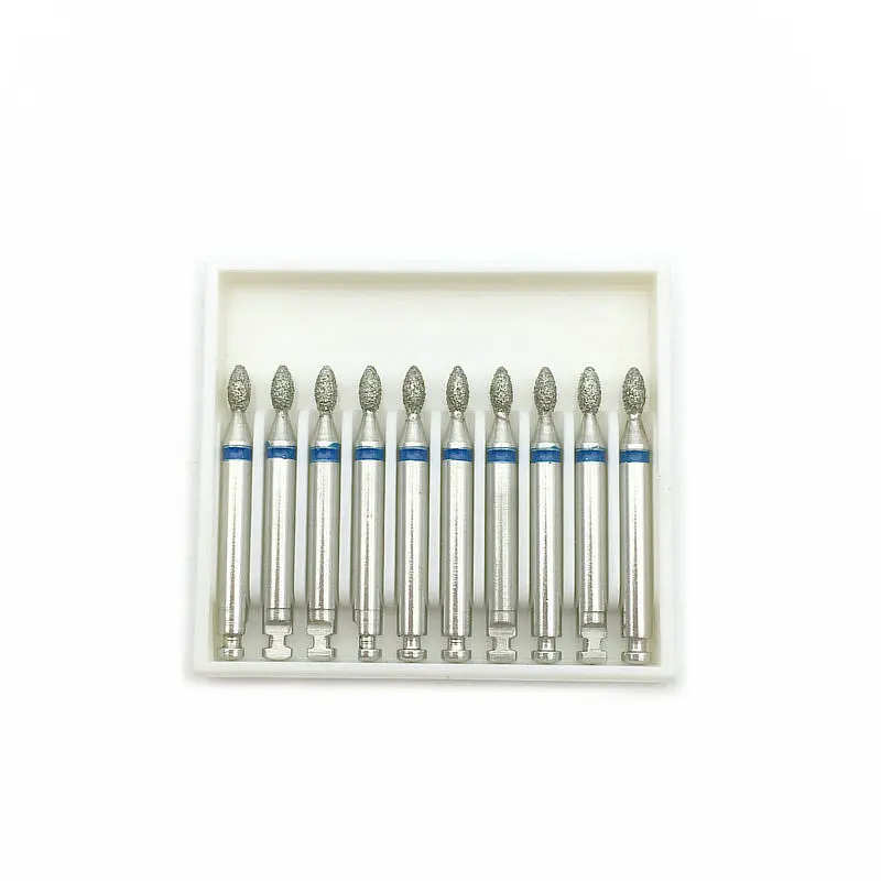 Алмазная Стоматологическая дрель 10 шт. для низкоскоростных наконечников