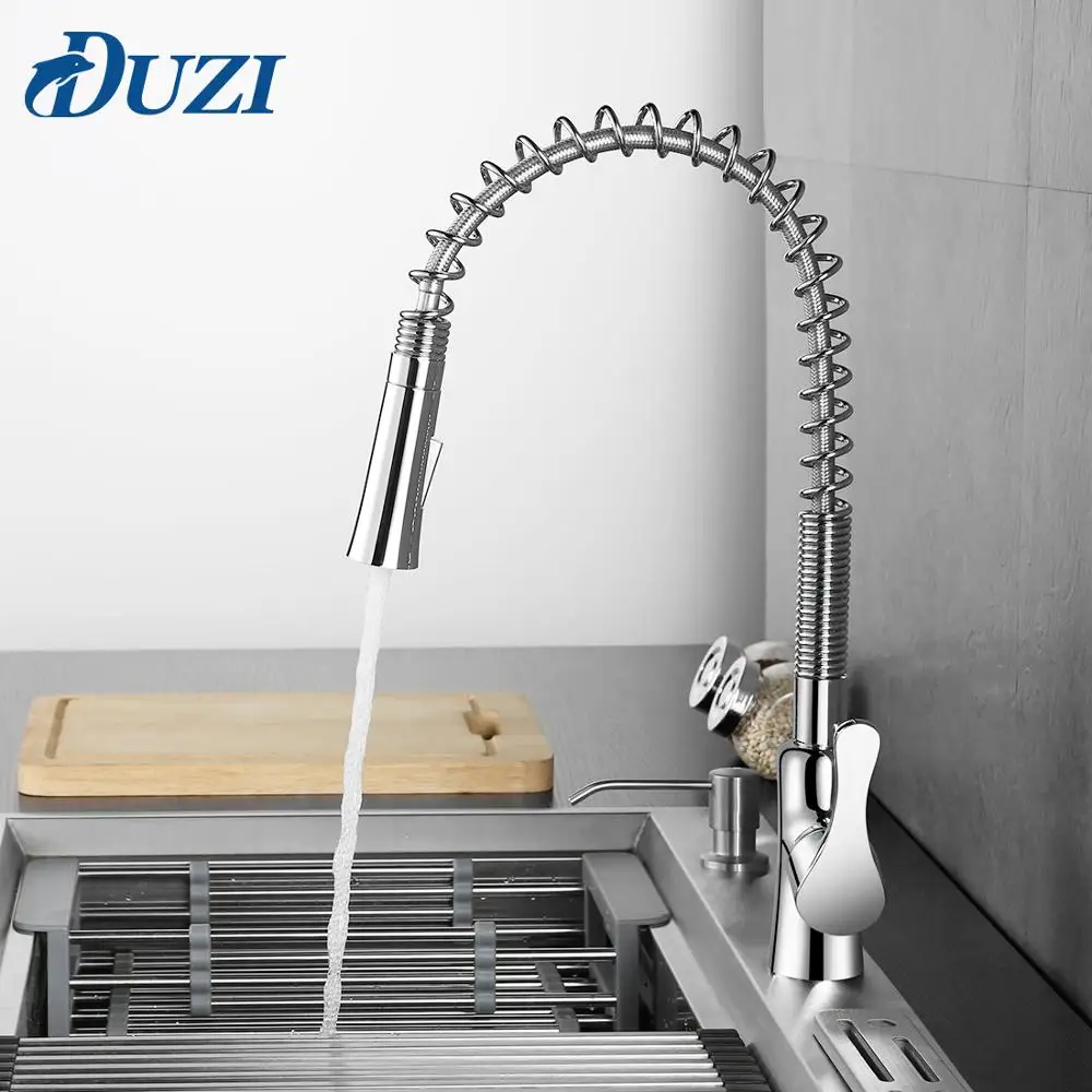 Кухонный смеситель с одной ручкой кран для холодной и горячей воды вращающийся