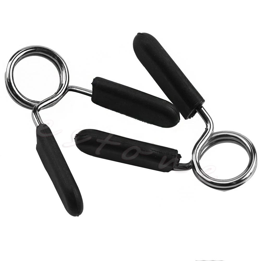 

2Pcs 25mm Barbell Gym Weight Bar Dumbbell Lock Clamp Spring Collar Clips