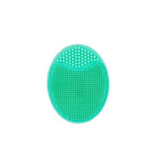 Green Силиконовая Косметическая моющая Подушечка Для лица, отшелушивающая от черных точек, очищающая кисть для лица, Мягкая глубокая очистка лица, кисти для ухода за лицом - Цвет: Green