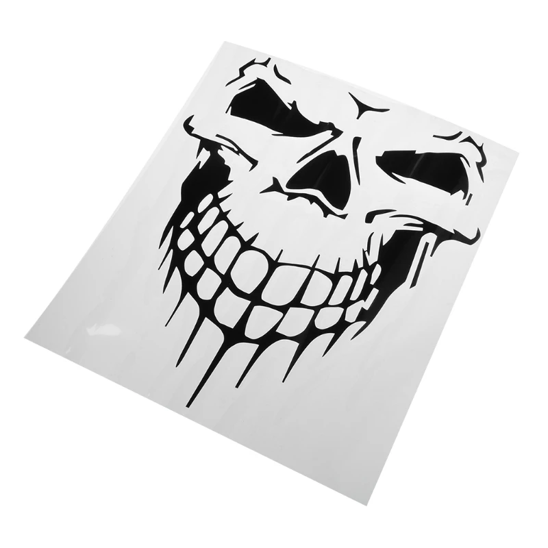 Большой размер Череп голова автомобильная наклейка капот двигателя дверь окно