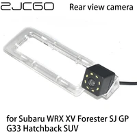 zjcgo car rear view reverse backup parking reversing camera for subaru wrx xv forester sj gp g33 hatchback suv