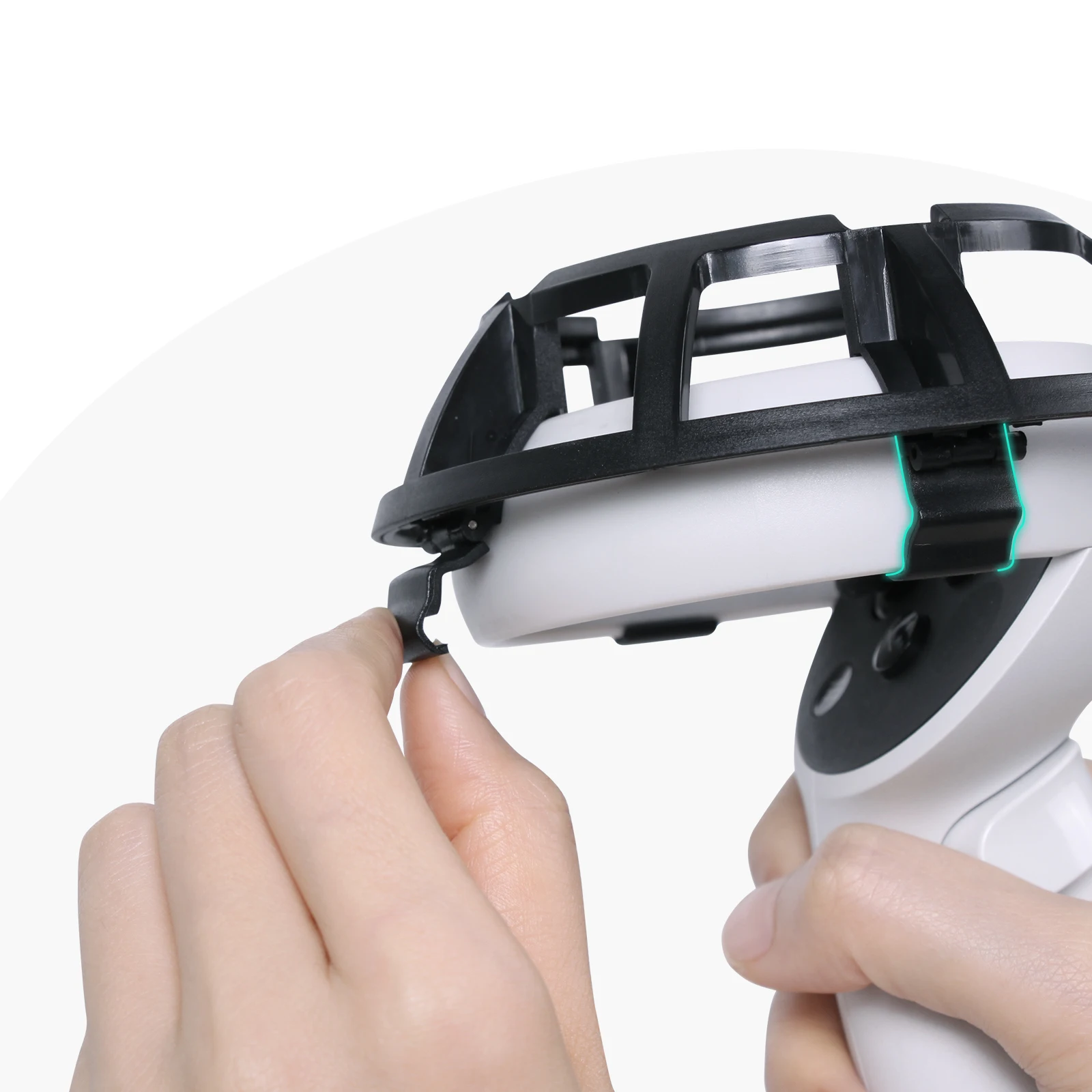 

Anti-collision Ring for Oculus Quest 2 VR Touch Controller Protective Cage Controller Guard Ring For Oculus Quest 2 Accessories