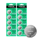 Оригинальный кнопочный аккумулятор CR2032 2032, 2 карты10 шт., 3 в, литиевые батареи CR 2032 для часов, игрушек, компьютера, калькулятора