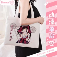 date a live yoshino tokisaki kurumi large capacity canvas shoulder bag ornaments keychains animation peripherals cosplay