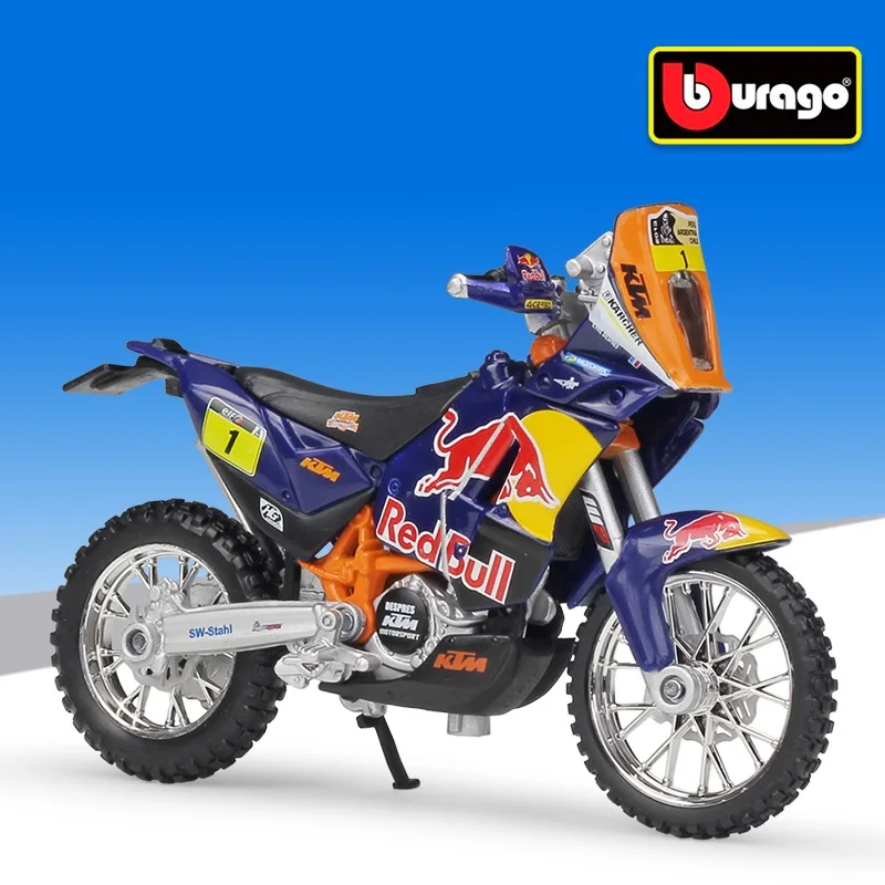 1:18 Bburago Дакар ралли KTM 450 SX-F#5 Ryan Dungey KTM 450 SX-F Red Bull#84 Jeffrey Herlings MXGP литой двигатель