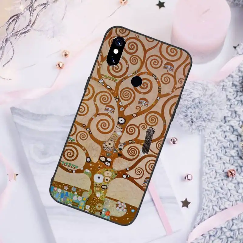 

Gustav Klimt Tree of life Phone Case For Xiaomi Redmi 4x 5 plus 6A 7 7A 8 mi8 8lite 9 note 4 5 7 8 pro