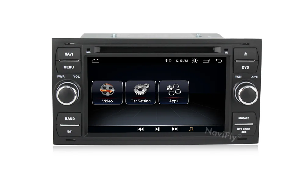 Android 9,0 Автомобильный мультимедийный DVD плеер для Ford Focus Kuga транзит с WI-FI BT gps навигации радио TDA7851 3g