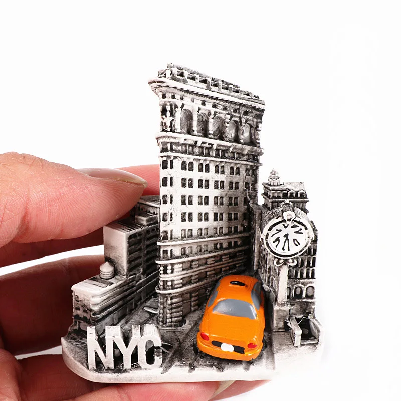 Американский сувенир из США 3D магнитный холодильник мир сувенирные магниты на