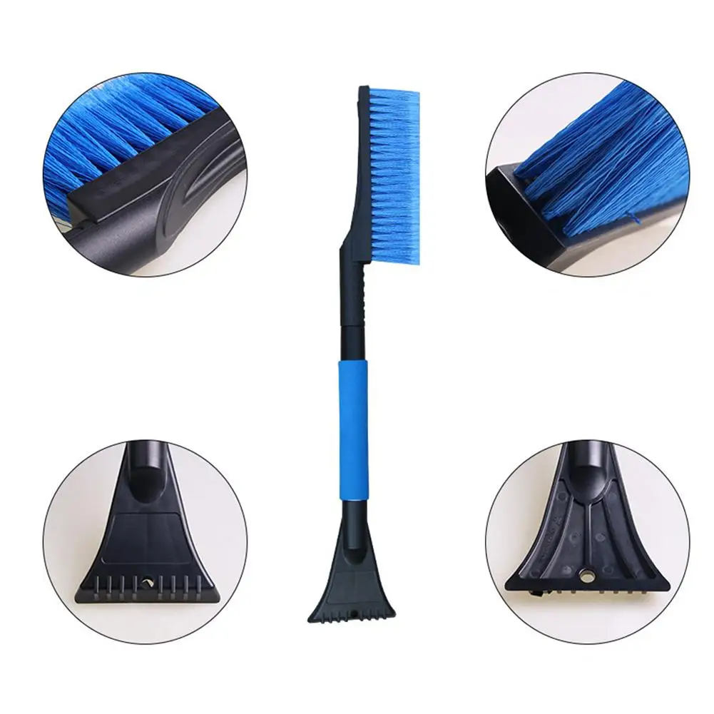 2 в 1 Автомобильный скребок для окна щетка снега и льда Выдвижная Лопата лобовое