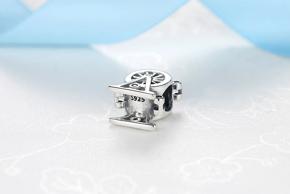 Серебряные бусины 925 пробы красочный кристалл колесо обозрения Шарм Fit Pandora Браслеты ожерелье Женские Diy ювелирные изделия