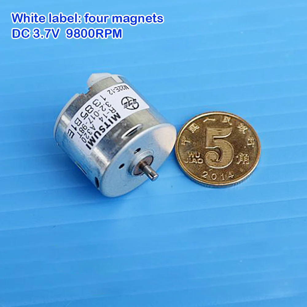 Японский мотор сильного магнита Mitsumi 310 с 6-коленчатым ротором постоянного тока 3,7 В 9800 об/мин и высоким крутящим моментом M22E-12 3,7 В - 6 В тату-машина на.