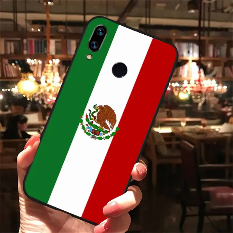 

Mexican National flag eagle red Phone Case For Xiaomi Redmi note Mi Huawei honor P smart 8 9 10 S T 20 30 40 lite Pro x