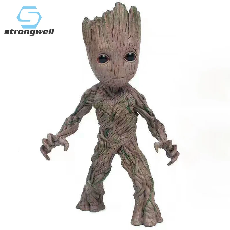 Strongwell кукла Грут фигурка дерево фигурка мужчины игрушка Marvel стражи Грут фигурки Грут дети милые