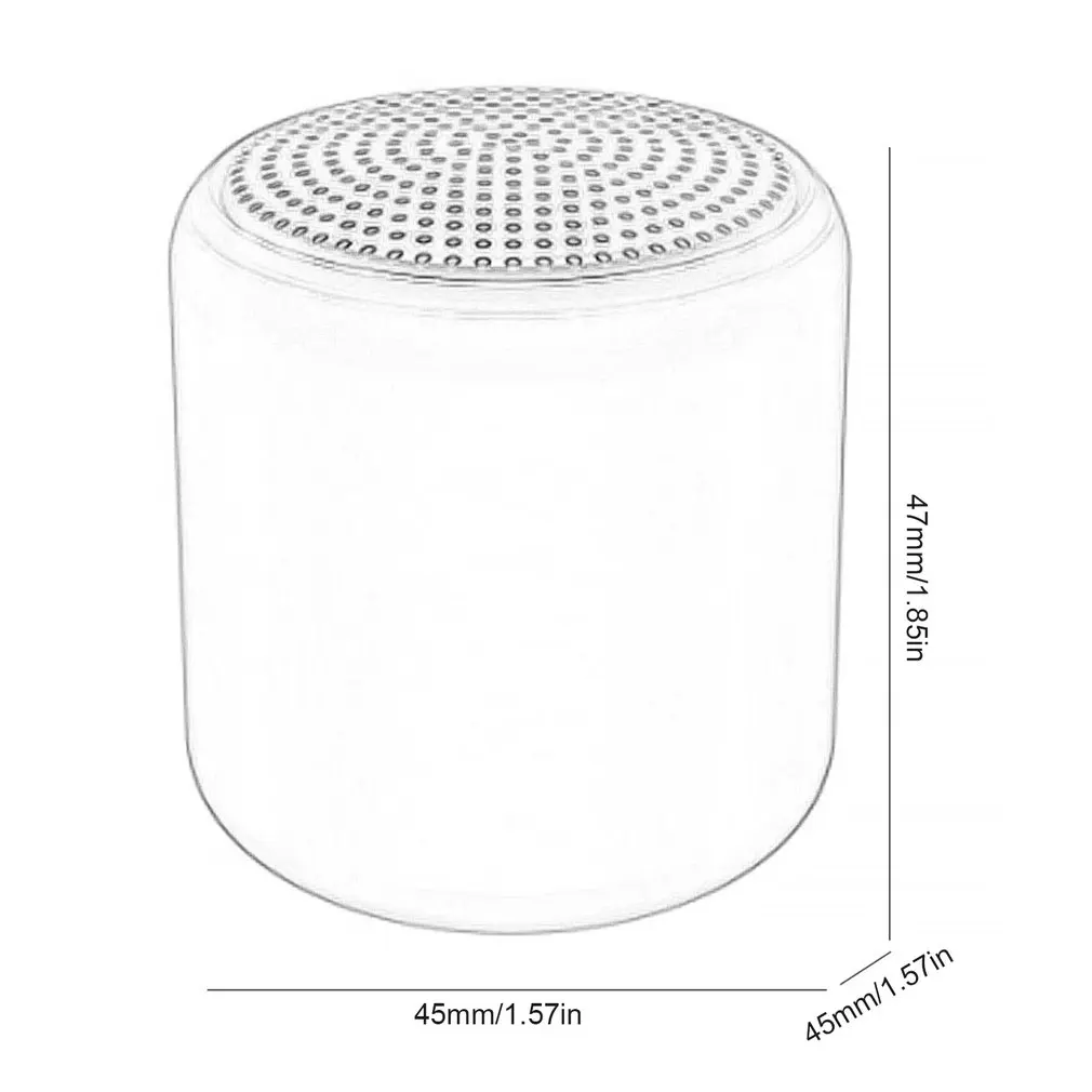 

Wireless Speaker Portable Outdoor Loudspeaker Wireless Mini Column Stereo Music Surround Bass Box Macaroon Speaker