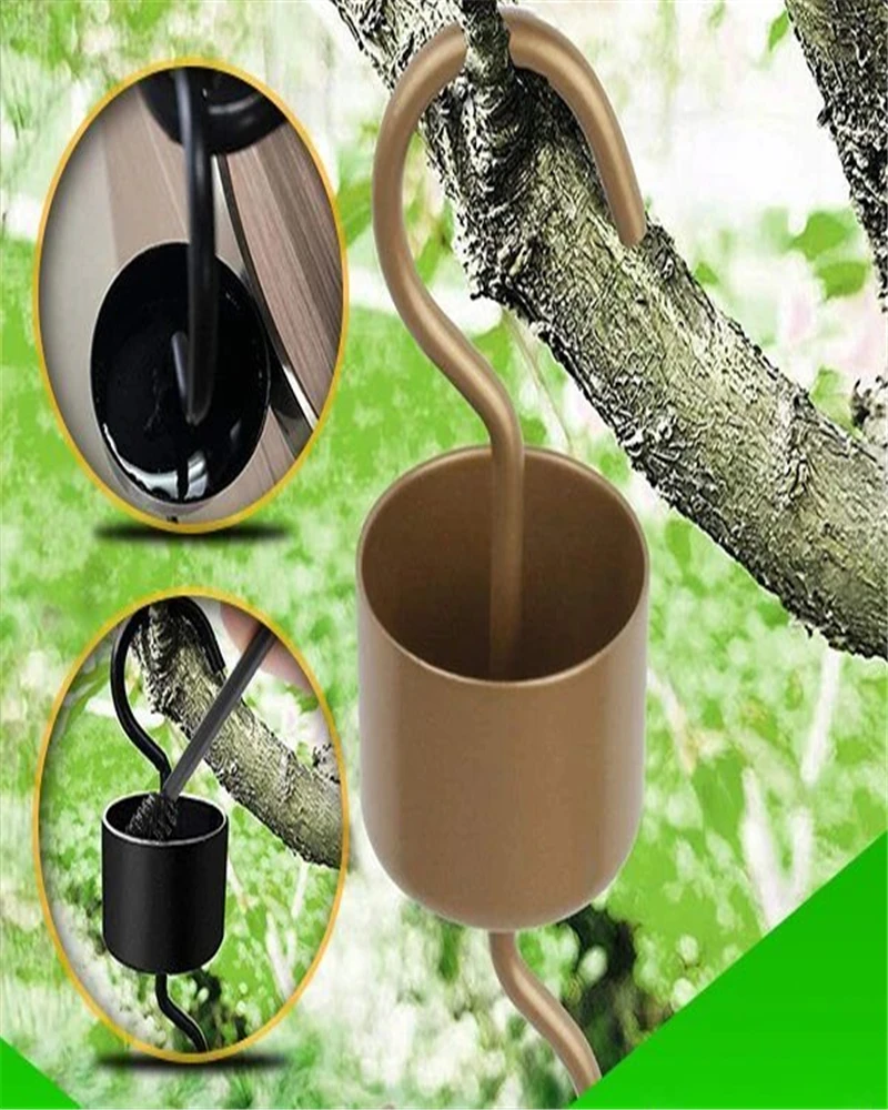 Черный металлический анти муравьиный крючок двойные крючки Кормушка Для Колибри