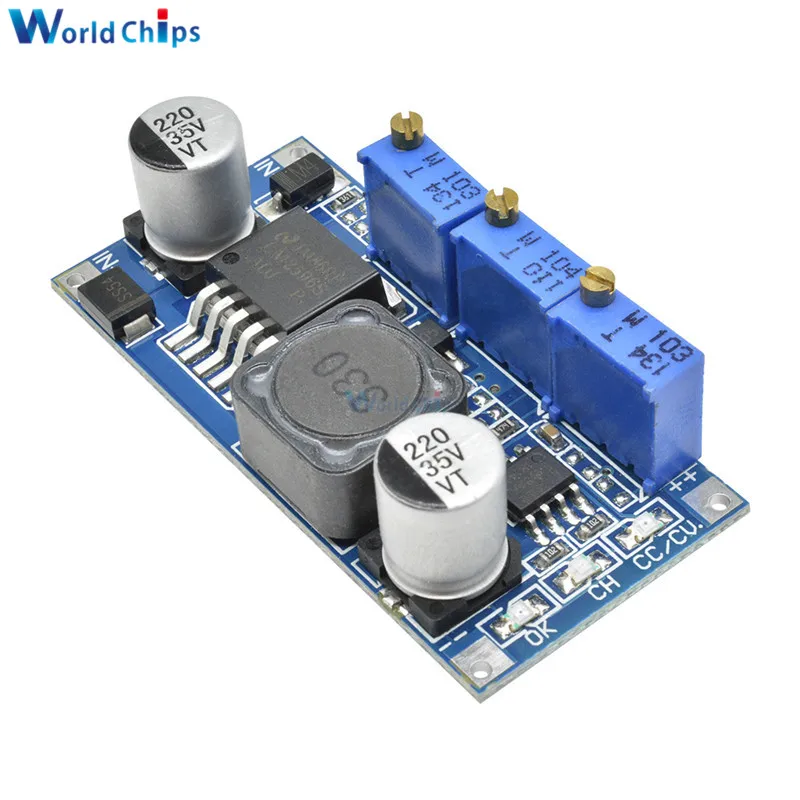 Светодиодный драйвер LM2596 Регулируемый преобразователь напряжения с 7 35 В до 1 25 30