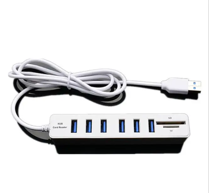 Концентратор COMBO 8-портовый сплиттер Удлинительный USB комбинации 3/6 порт 2 0 HUB