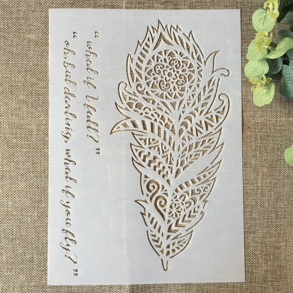 4 шт. трафареты для рисования 29 см A4|Трафареты| |