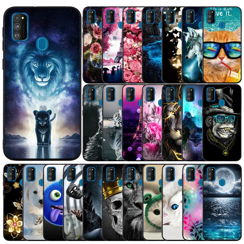 Чехол для Samsung M30S Мягкая силиконовая задняя крышка чехол телефона Galaxy GalaxyM30S M 30S