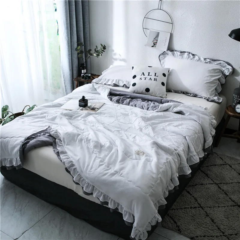 Лотос кружева шлифовальный Летний прохладный пододеяльник одеяло один двойной