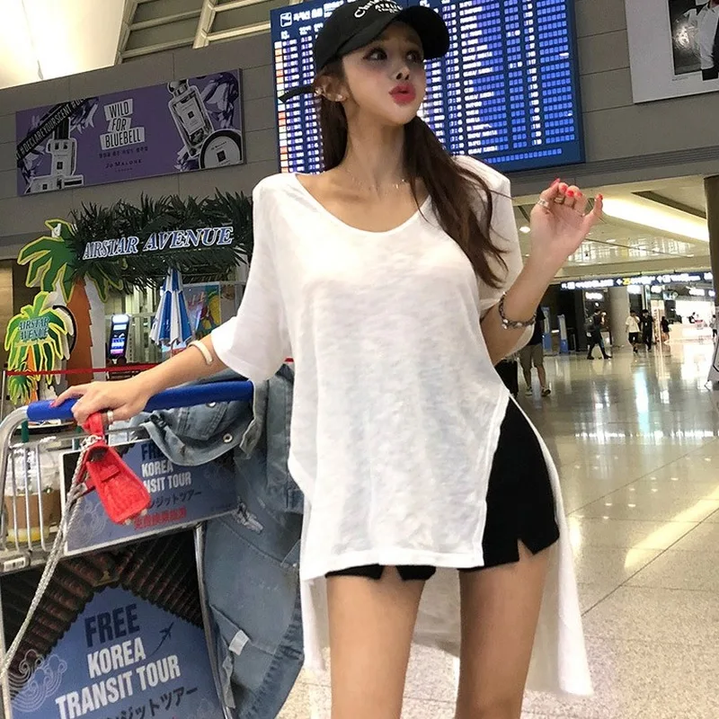 Новинка весна лето 2020 свежая и Милая футболка из хлопкового материала с