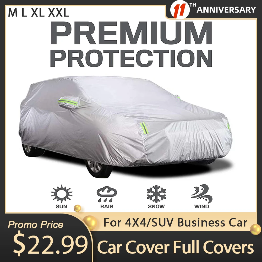 Автомобильный чехол полные чехлы со светоотражающей полосой защита от солнца