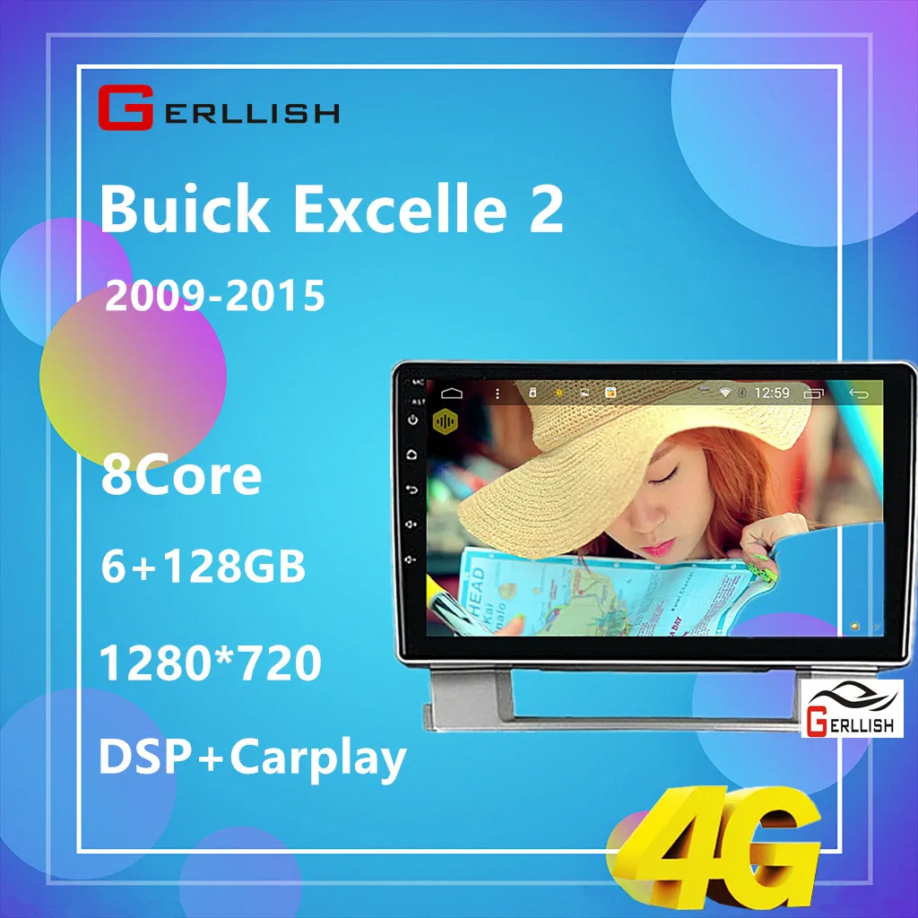 

Gerllish Android для Buick Excelle 2 2009 - 2015 для Opel Astra J 2009 - 2017 автомобильный радиоплеер навигатор gps No 2din 2 din DVD