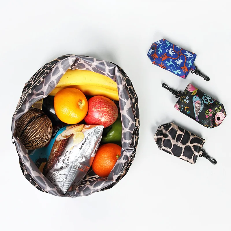 Модная Складная хозяйственная сумка с принтом сумка-тоут складная сумки удобная