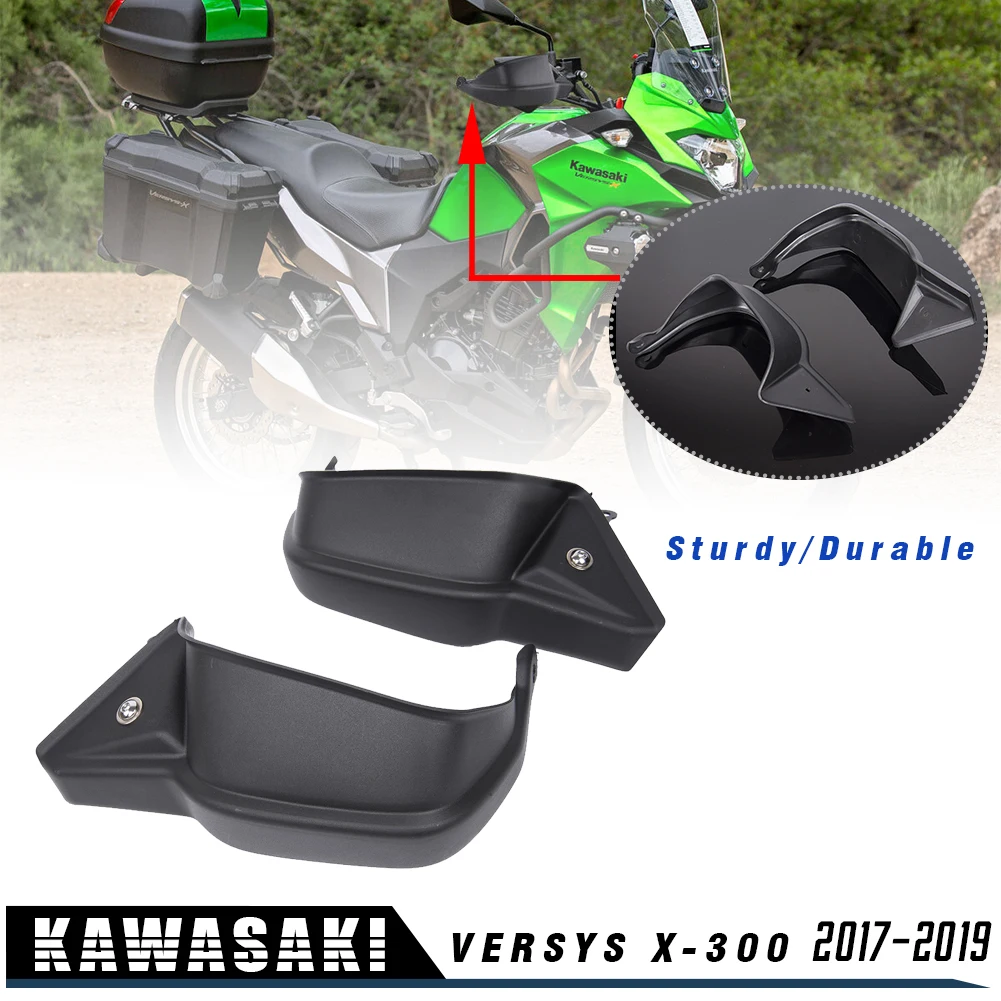 Защита для рук Versys X 300 из АБС пластика защита щетка Kawasaki X300 VersysX300 аксессуары|Руль велосипеда| |