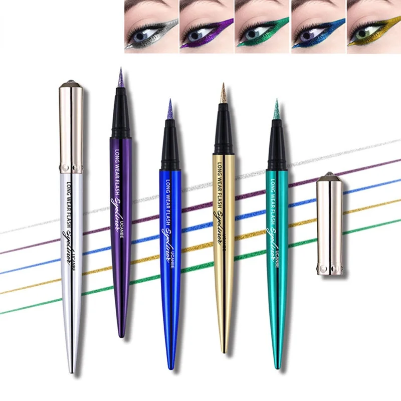 

1 шт., подводка для глаз с блестками