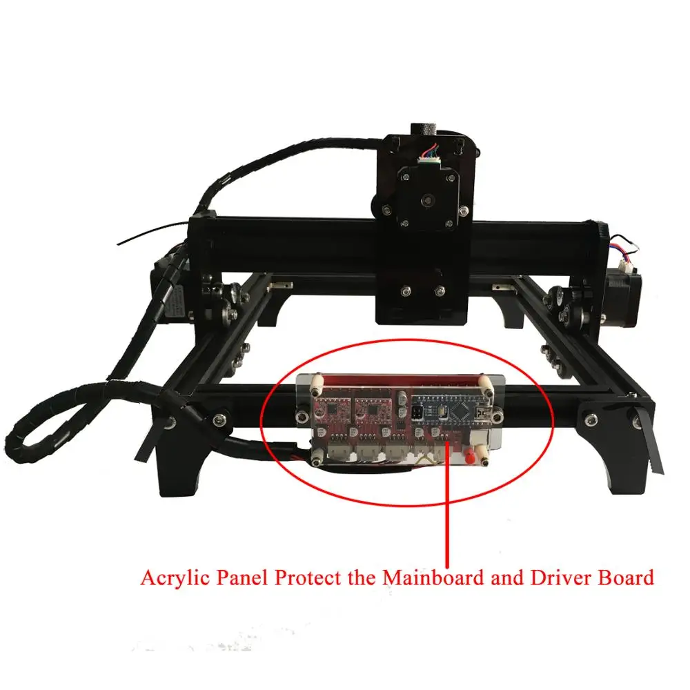 Заводская цена DIY портативный лазерный гравировальный режущий станок мини для