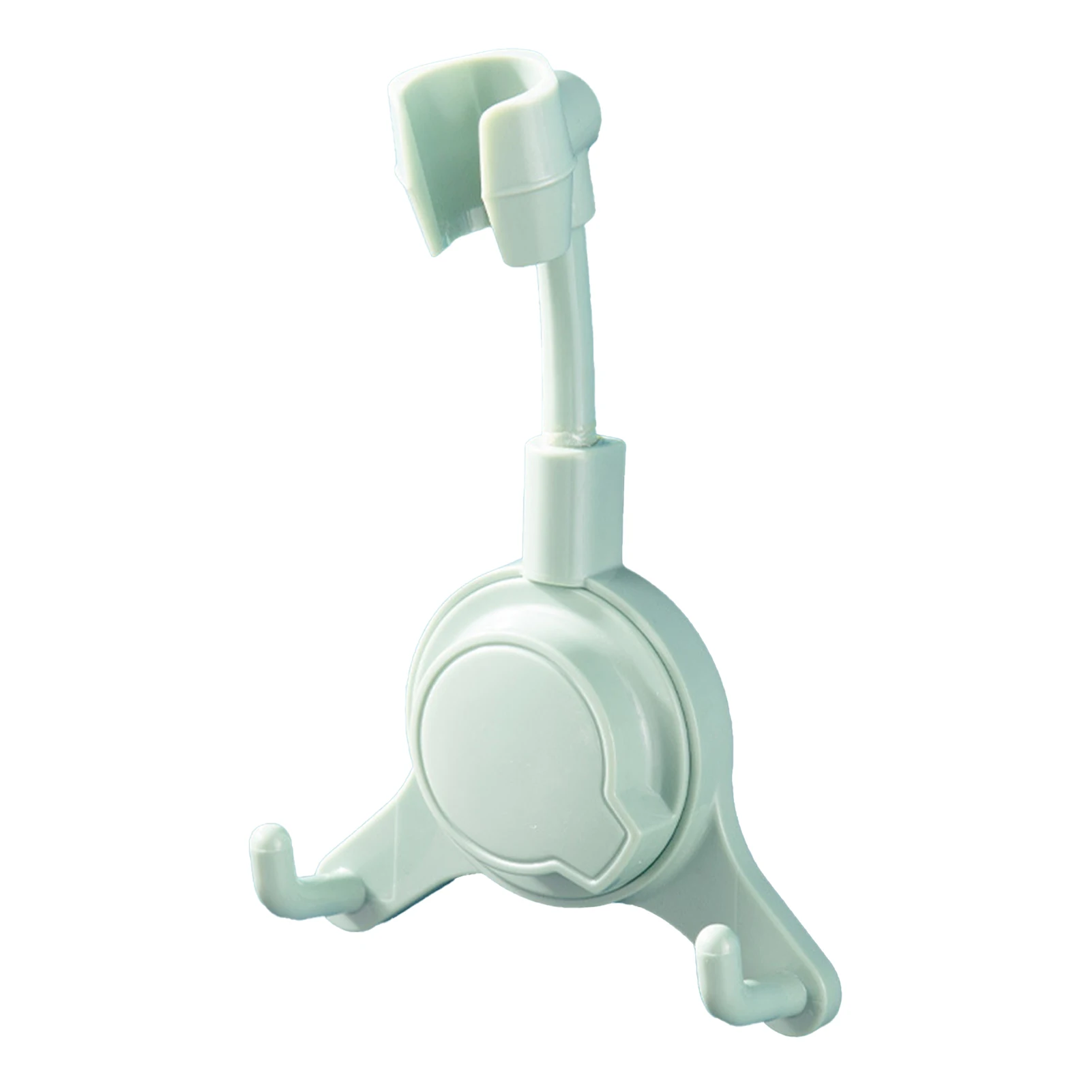 

Home Decor Shower Holder Durable Punch Free Bathroom Adjustable Angle 360 Degree Rotation With Hook Waterproof ABS Easy Install