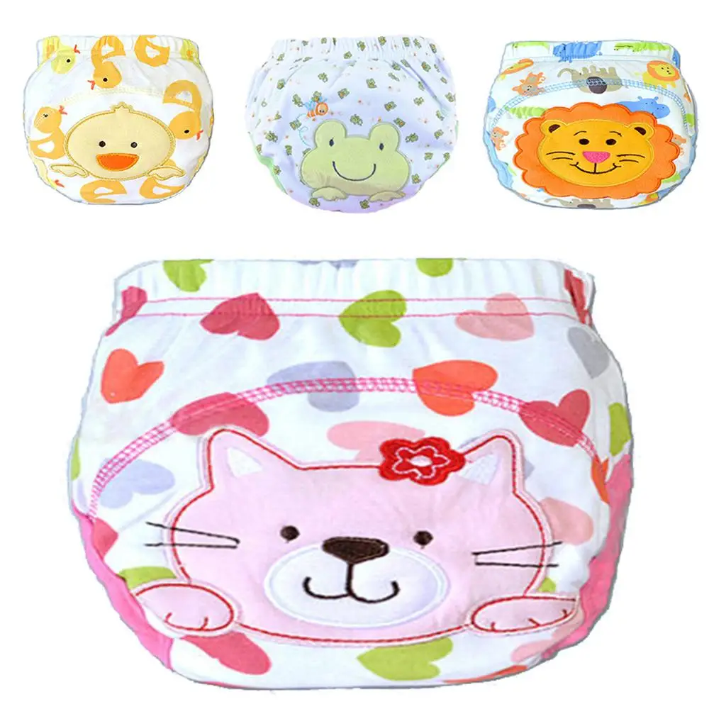 1 шт. милые детские подгузники многоразовые памперсы Тканевые Подгузники