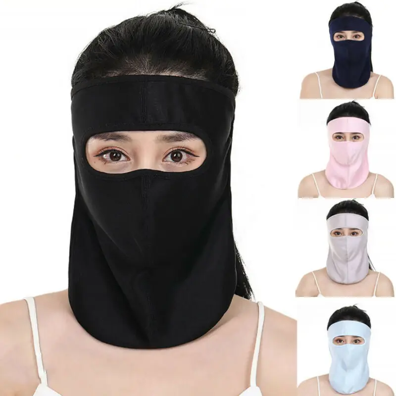 Маска для лица мягкая дышащая защита от солнца полная маска и шеи Защита пыли