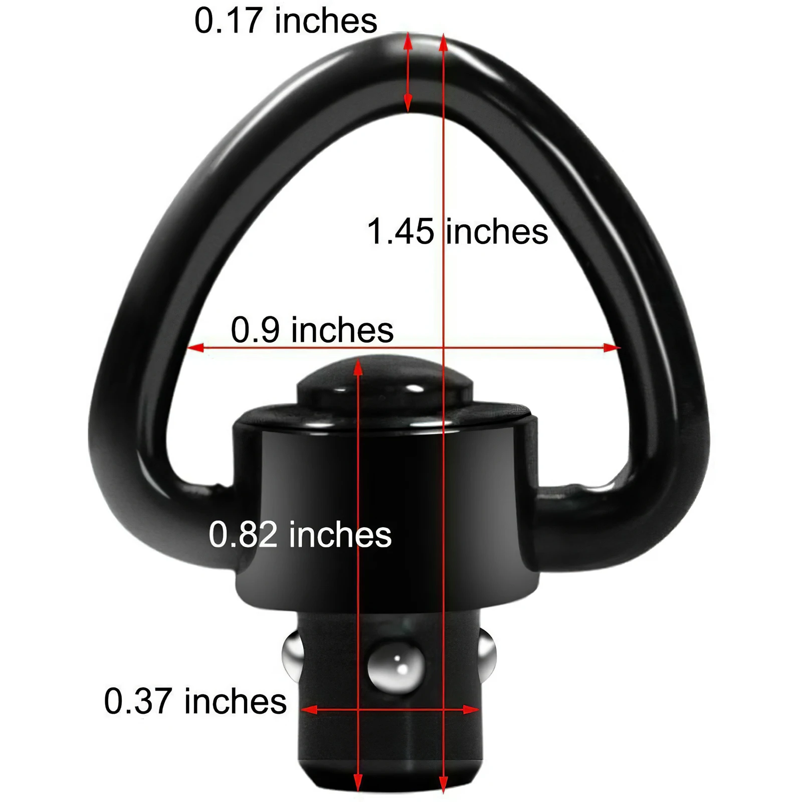 M-lok QD Sling Swivel Stud Mount Adapter для Mlok Rail Quick Release охотничьего оружия аксессуаров.