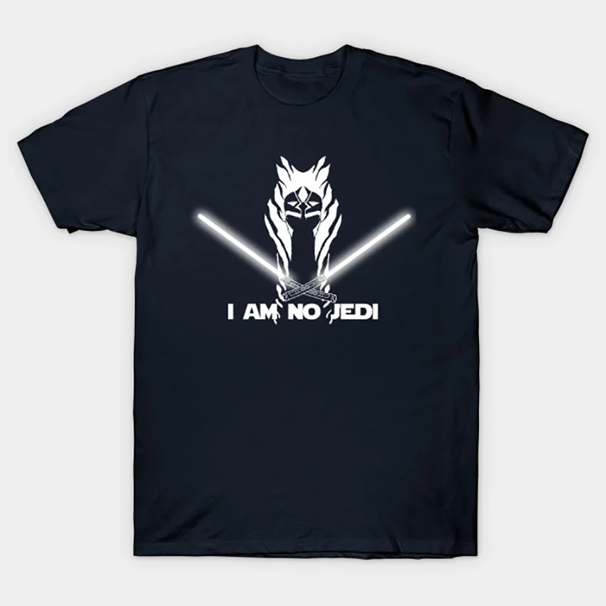 Футболка Я не джедай футболка Ahsoka Tano клон войн ahsoka световой меч мятежники джедаев