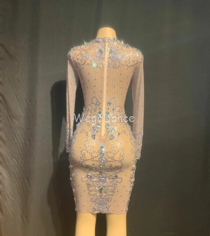 Новинка сексуальные женские прозрачные блестящие Серебристые вечерние сетчатые