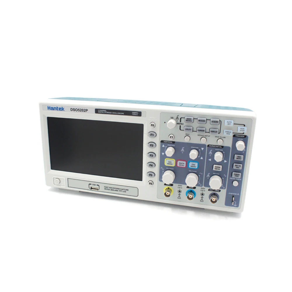Цифровой осциллограф Hantek DSO5202P 200 МГц 2 канала 1 Гвыб/с USB ЖК-дисплей ПК цифровой