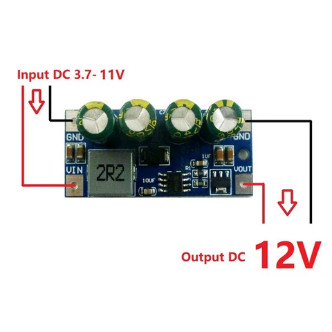 Повышающий преобразователь Aideepen DC 3.7V-18V