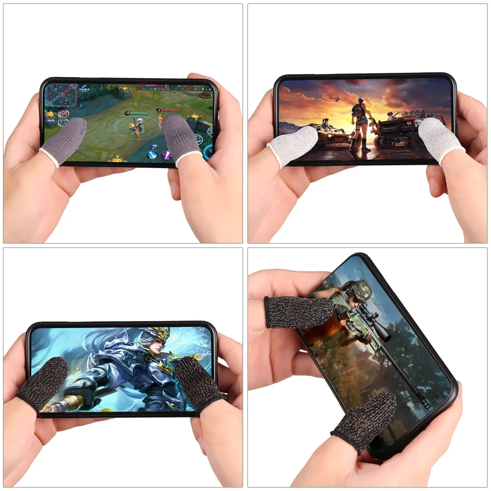 Новый 1 пара дышащий проводящий рукав для пальца работает как мобильный игровой